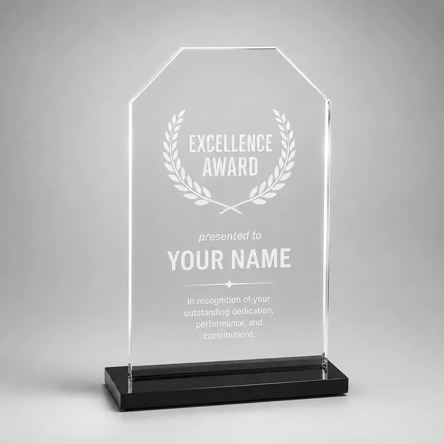 Starfire Stone Acrylic Award