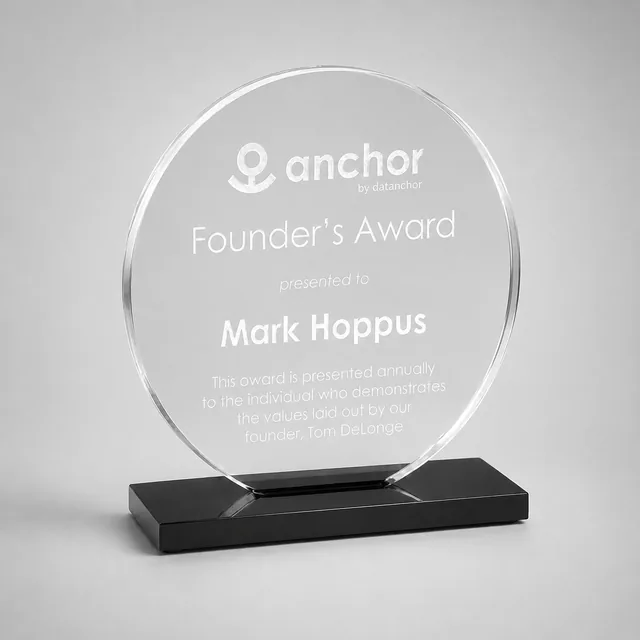 Starfire Circle Acrylic Award