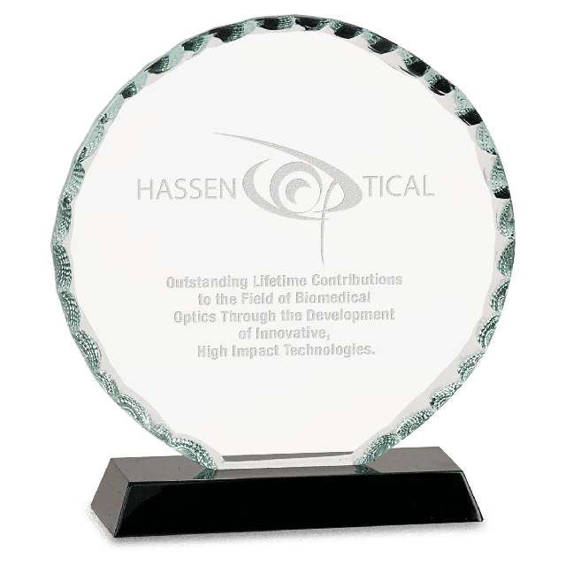 Round Facet Glass Award
