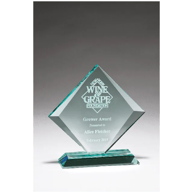 Diamond Series Jade Glass Award