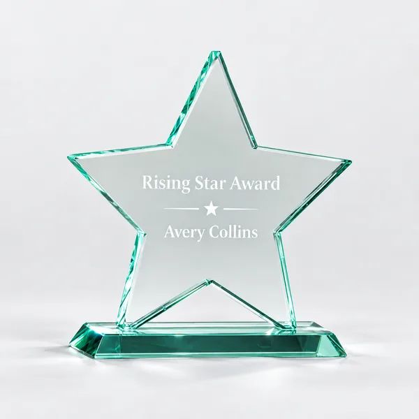 Jade glass star award