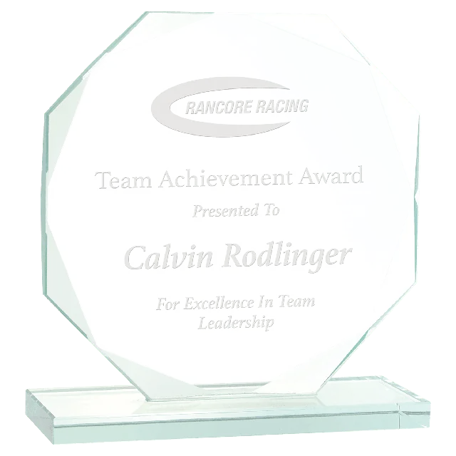 Jade Octagon Glass Award